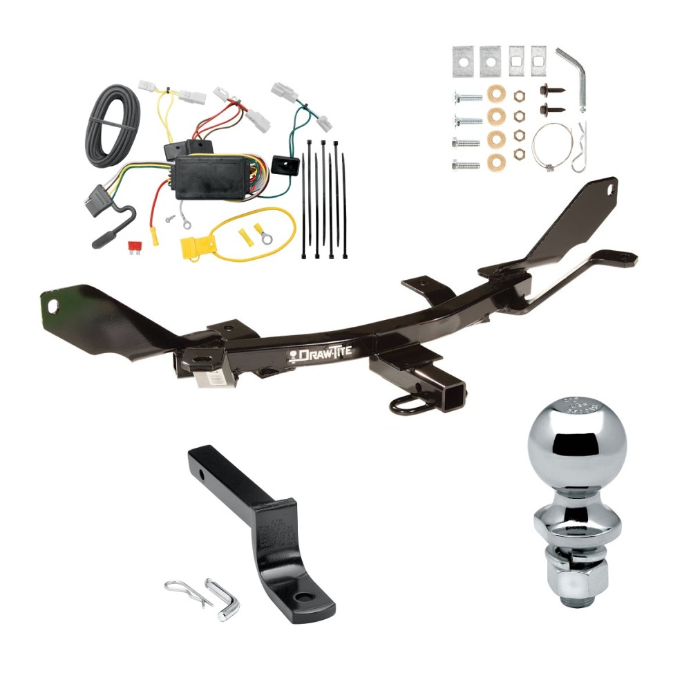 Custom Fit Trailer Hitch Draw-Bar w/ Pin/Clip Wiring Harness (Plug & Play) 2"Chrome Ball Installation Hardware Installation Instructions 247750 118405 63820 Draw-Tite Trailer Tow Hitch 03-08 Mazda 6 Complete Package Wiring Draw Bar and 2" B Trailer Tow Hitch For 03-08 Mazda 6 Complete Package w/ Wiring Draw Bar and 2" Ball
