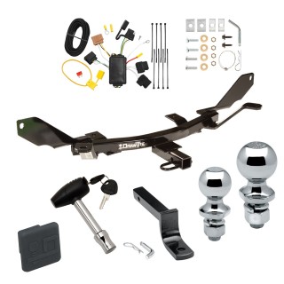 Custom Fit Trailer Hitch Draw-Bar w/ Pin/Clip Wiring Harness (Plug & Play) 1-7/8" and 2" Chrome Ball Security Lock Pin Rubber Hitch Plug Cover Installation Hardware Installation Instructions 247750 118422 63820 63810 580407 2211 Draw-Tite T Trailer Tow Hitch For 06-09 Ford Fusion Deluxe Package Wiring 2" and 1-7/8" Ball and Lock