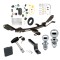 Custom Fit Trailer Hitch Draw-Bar w/ Pin/Clip Wiring Harness (Plug & Play) 1-7/8" and 2" Chrome Ball Security Lock Pin Rubber Hitch Plug Cover Installation Hardware Installation Instructions 247750 118502 63820 63810 580407 2211 Draw-Tite T Trailer Tow Hitch For 06-09 Mercury Milan Lincoln MKZ 06 Zephyr Deluxe Package Wiring 2" and 1-7/8" Ball and Lock