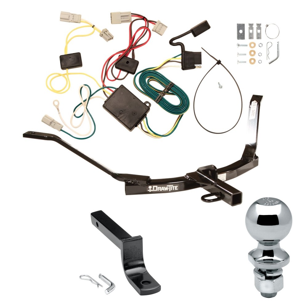 Custom Fit Trailer Hitch Draw-Bar w/ Pin/Clip Wiring Harness (Plug & Play) 2"Chrome Ball Installation Hardware Installation Instructions 247870 118302 63820 Draw-Tite Trailer Tow Hitch 03-07 Honda Accord Sedan Complete Package Wiring Draw Bar an Trailer Tow Hitch For 03-07 Honda Accord Sedan Complete Package w/ Wiring Draw Bar and 2" Ball