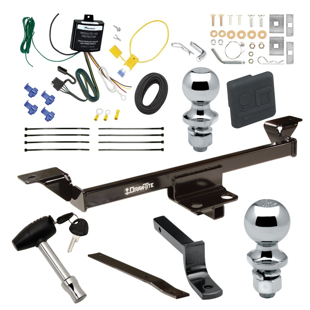 Trailer Tow Hitch For 0206 Nissan Altima Deluxe Package Wiring 2" and