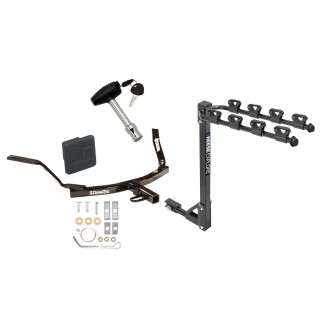 Custom Fit Trailer Hitch3 Bike Carrier Security Lock Pin Rubber Hitch Plug Cover Installation Hardware Installation Instructions 24791 1393100G 580407 2211 Draw-Tite Trailer Tow Hitch 4 Bike Rack 99-03 Acura TL 01-03 CL 98-02 Honda Accord Sedan tilt awa Trailer Tow Hitch w/ 4 Bike Rack For 99-03 Acura TL 01-03 CL 98-02 Honda Accord Sedan tilt away adult or child arms fold down carrier w/ Lock and Cover