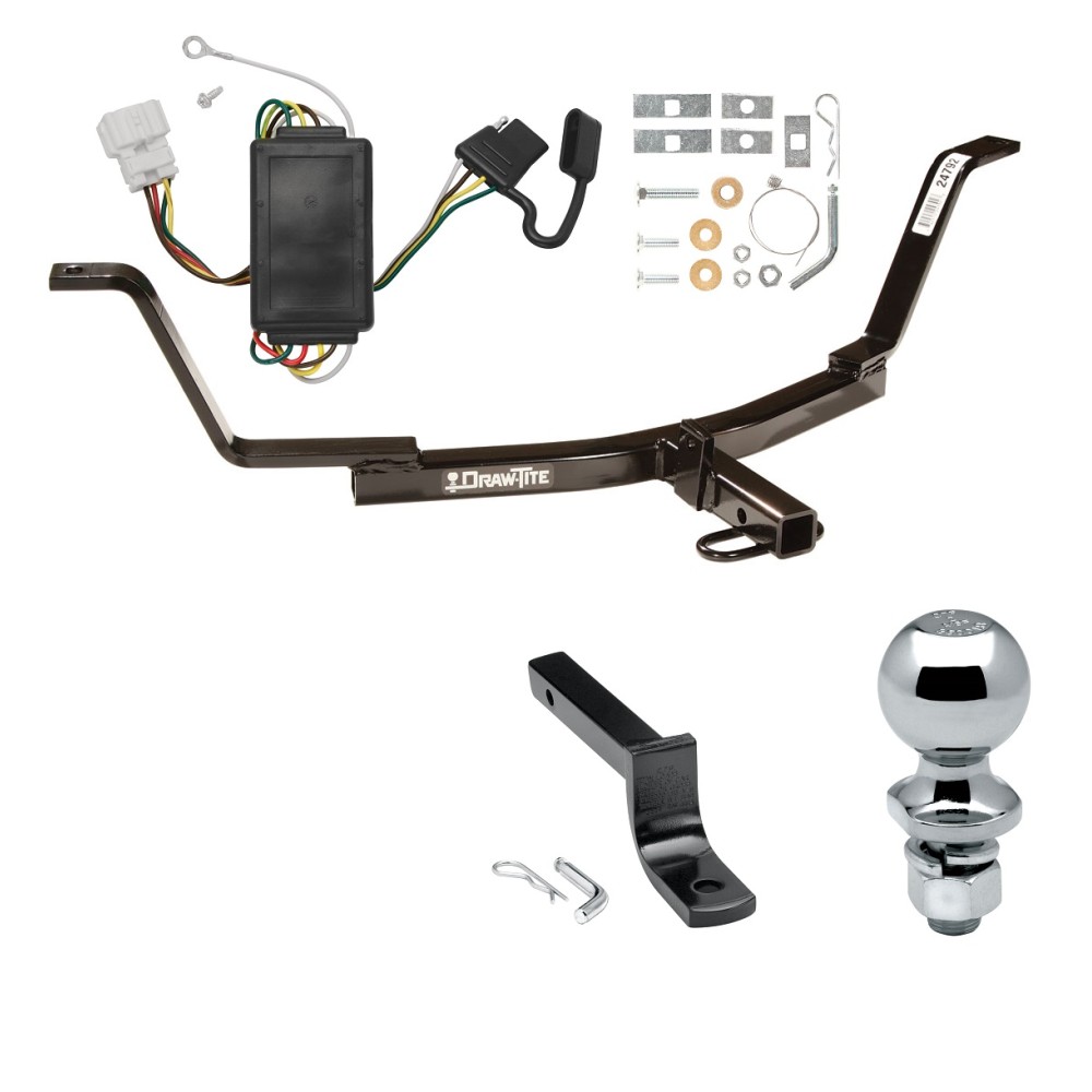 Custom Fit Trailer Hitch Draw-Bar w/ Pin/Clip Wiring Harness (Plug & Play) 1-7/8"Chrome Ball Installation Hardware Installation Instructions 247920 118427 63810 Draw-Tite Trailer Tow Hitch 07-11 Honda CR-V Complete Package Wiring Draw Bar and 1- Trailer Tow Hitch For 07-11 Honda CR-V Complete Package w/ Wiring Draw Bar and 1-7/8" Ball