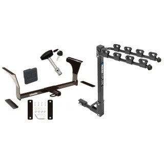 Trailer Tow Hitch w/ 4 Bike Rack For 07-23 Nissan Altima 09-22 Maxima tilt away adult or child arms fold down carrier w/ Lock and Cover Trailer Tow Hitch w/ 4 Bike Rack For 07-23 Nissan Altima 09-22 Maxima tilt away adult or child arms fold down carrier w/ Lock and Cover