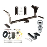 Trailer Tow Hitch For 07-15 22-23 Altima Sedan 09-14 Maxima Complete Package w/ Wiring Draw Bar and 2" Ball Trailer Tow Hitch For 07-15 22-23 Altima Sedan 09-14 Maxima Complete Package w/ Wiring Draw Bar and 2" Ball