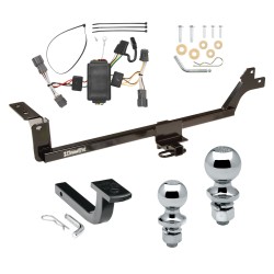 Trailer Tow Hitch For  07-12 KIA Rondo Deluxe Package Wiring 2" and 1-7/8" Ball and Lock