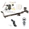 Trailer Tow Hitch For 04-09 Toyota Prius Complete Package w/ Wiring Draw Bar and 1-7/8" Ball