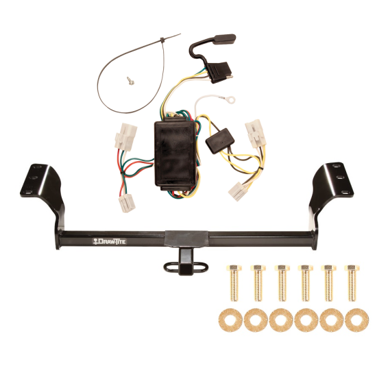 Trailer Tow Hitch For 03-08 Toyota Matrix Trailer Hitch Tow Receiver w/ Wiring Harness Kit