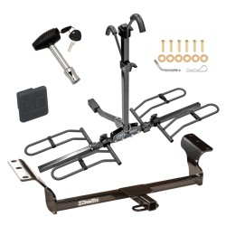 Trailer Tow Hitch For 03-14 Toyota Matrix 03-10 Pontiac Vibe Platform Style 2 Bike Rack w/ Hitch Lock and Cover Trailer Tow Hitch For 03-14 Toyota Matrix 03-10 Pontiac Vibe Platform Style 2 Bike Rack w/ Hitch Lock and Cover