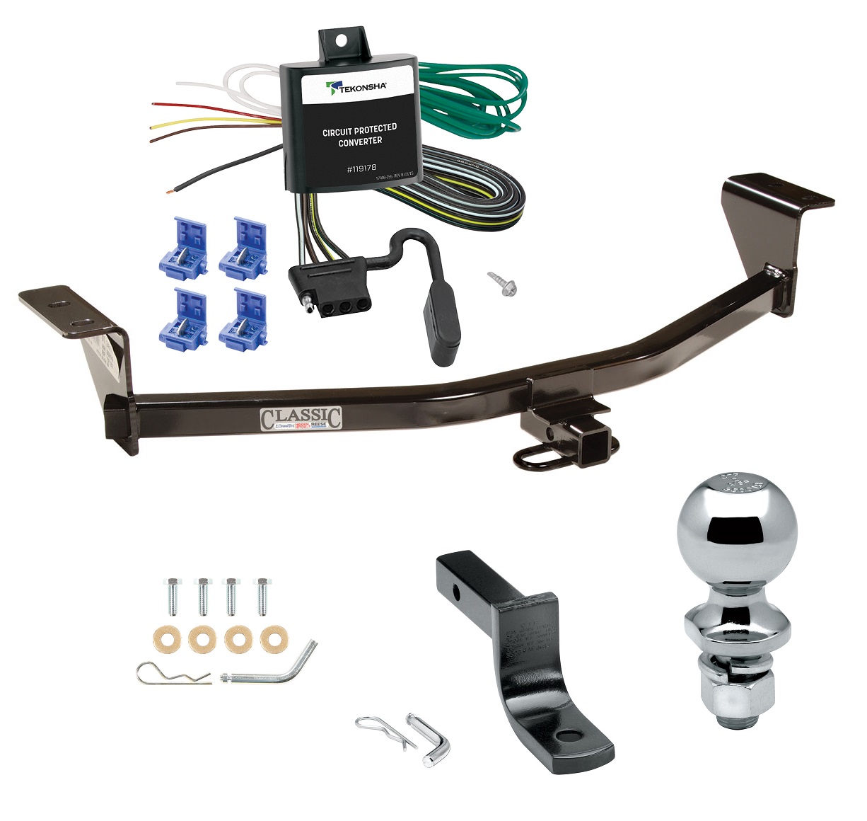 Trailer Tow Hitch For 11 13 Scion tC Except Release Series