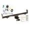 Trailer Tow Hitch For 06-09 Mazda 3 w/ LED Taillights Trailer Hitch Tow Receiver w/ Wiring Harness Kit