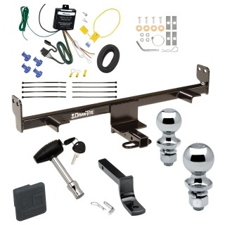 Custom Fit Trailer Hitch Draw-Bar w/ Pin/Clip Wiring Harness (Requires Splicing) 1-7/8" and 2" Chrome Ball Security Lock Pin Rubber Hitch Plug Cover Installation Hardware Installation Instructions 248160 119148 63820 63810 580407 2211 Draw-Tite Trailer Tow Hitch For 06-09 Mazda 3 w/Grand Touring LED Taillights Deluxe Package Wiring 2" and 1-7/8" Ball and Lock