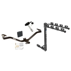 Trailer Tow Hitch w/ 4 Bike Rack For 07-11 Suzuki SX4 Hatchback tilt away adult or child arms fold down carrier w/ Lock and Cover Trailer Tow Hitch w/ 4 Bike Rack For 07-11 Suzuki SX4 Hatchback tilt away adult or child arms fold down carrier w/ Lock and Cover