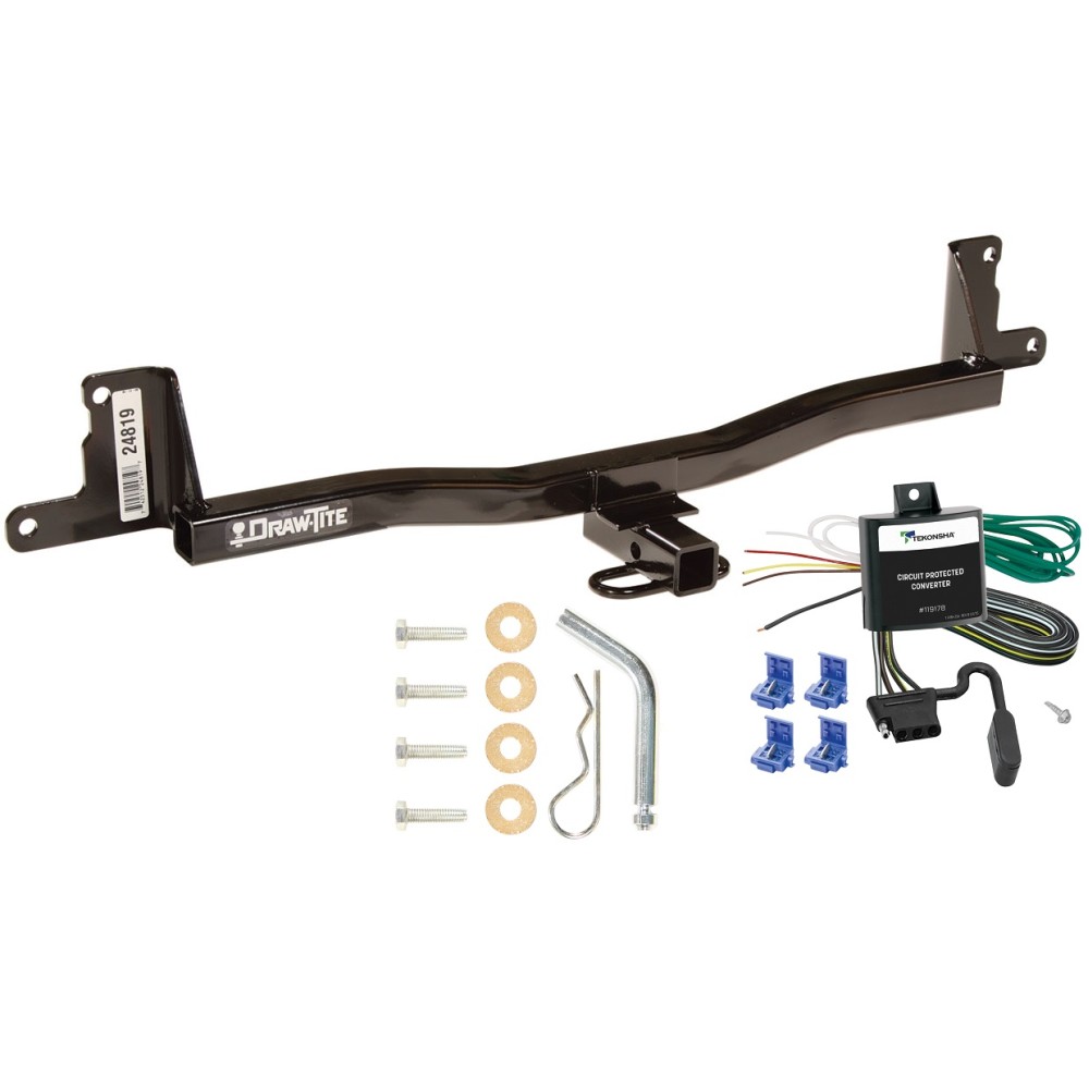 Custom Fit Trailer Hitch Wiring Harness (Requires Splicing) Installation Hardware Installation Instructions 24819 119178 Draw-Tite Trailer Tow Hitch 07-11 Toyota Yaris Hatchback Trailer Hitch Tow Receiver Wiring Harness Kit 07 08 09 10 11 2007 2008 2009 Trailer Tow Hitch For 07-11 Toyota Yaris Hatchback Trailer Hitch Tow Receiver w/ Wiring Harness Kit