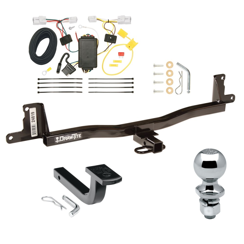 Trailer Tow Hitch For 0711 Toyota Yaris 4 Dr. Sedan Complete