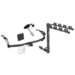 Trailer Tow Hitch w/ 4 Bike Rack For 09-13 Honda Fit tilt away adult or child arms fold down carrier w/ Lock and Cover Trailer Tow Hitch w/ 4 Bike Rack For 09-13 Honda Fit tilt away adult or child arms fold down carrier w/ Lock and Cover
