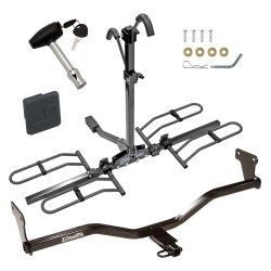 Trailer Tow Hitch For 10-13 KIA Soul Platform Style 2 Bike Rack w/ Hitch Lock and Cover Trailer Tow Hitch For 10-13 KIA Soul Platform Style 2 Bike Rack w/ Hitch Lock and Cover