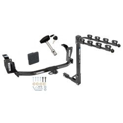 Trailer Tow Hitch w/ 4 Bike Rack For 10-11 Honda Accord Crosstour 12-15 Crosstour tilt away adult or child arms fold down carrier w/ Lock and Cover Trailer Tow Hitch w/ 4 Bike Rack For 10-11 Honda Accord Crosstour 12-15 Crosstour tilt away adult or child arms fold down carrier w/ Lock and Cover