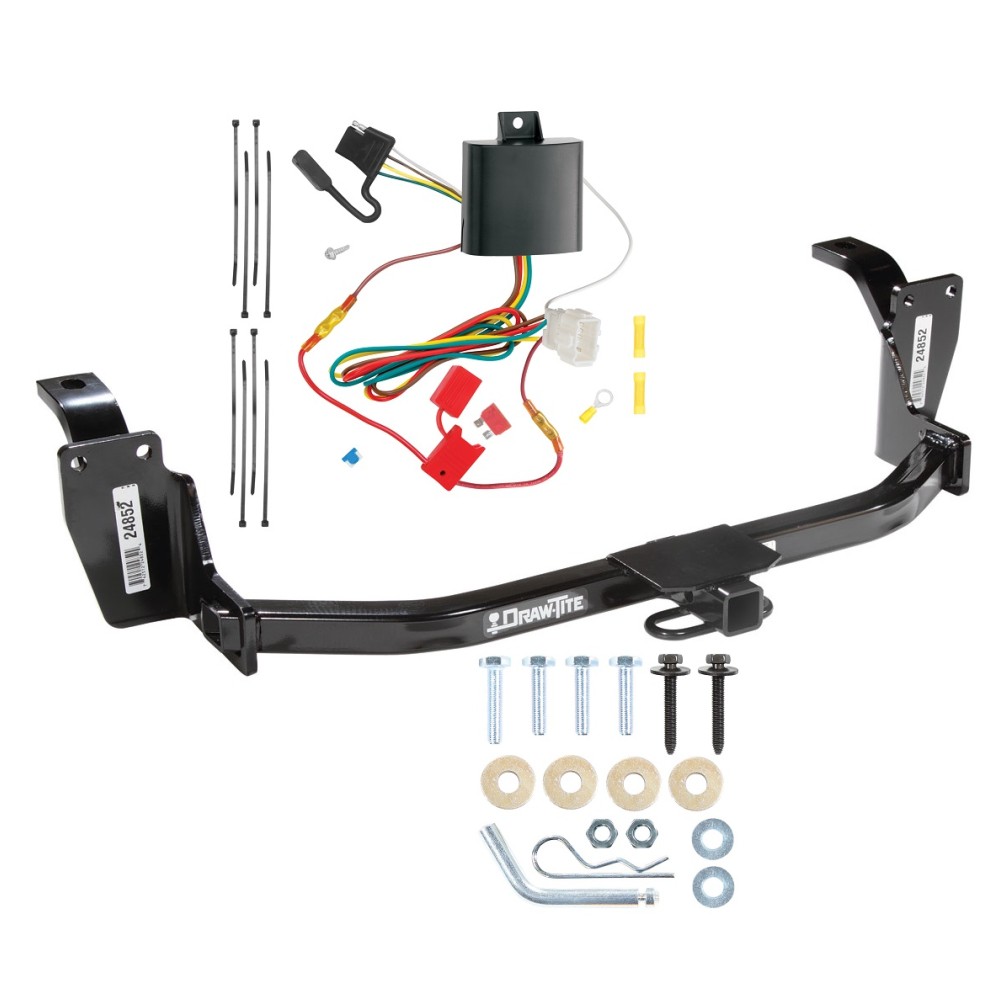 Custom Fit Trailer Hitch Wiring Harness (Plug & Play) Installation Hardware Installation Instructions 24852 118642 Draw-Tite Trailer Tow Hitch 13-15 Honda Crosstour Trailer Hitch Tow Receiver Wiring Harness Kit 13 14 15 2013 2014 2015 Trailer Tow Hitch For 13-15 Honda Crosstour Trailer Hitch Tow Receiver w/ Wiring Harness Kit