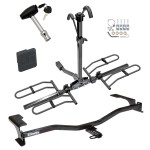Custom Fit Trailer Hitch2 Bike Carrier Rail Rack Security Lock Pin Rubber Hitch Plug Cover Installation Hardware Installation Instructions 24865 63134 580407 2211 Draw-Tite Trailer Tow Hitch 10-12 Fusion Lincoln MKZ Mercury Milan Platform Style 2 Bike Ra Trailer Tow Hitch For 10-12 Ford Fusion Lincoln MKZ Mercury Milan Platform Style 2 Bike Rack w/ Hitch Lock and Cover