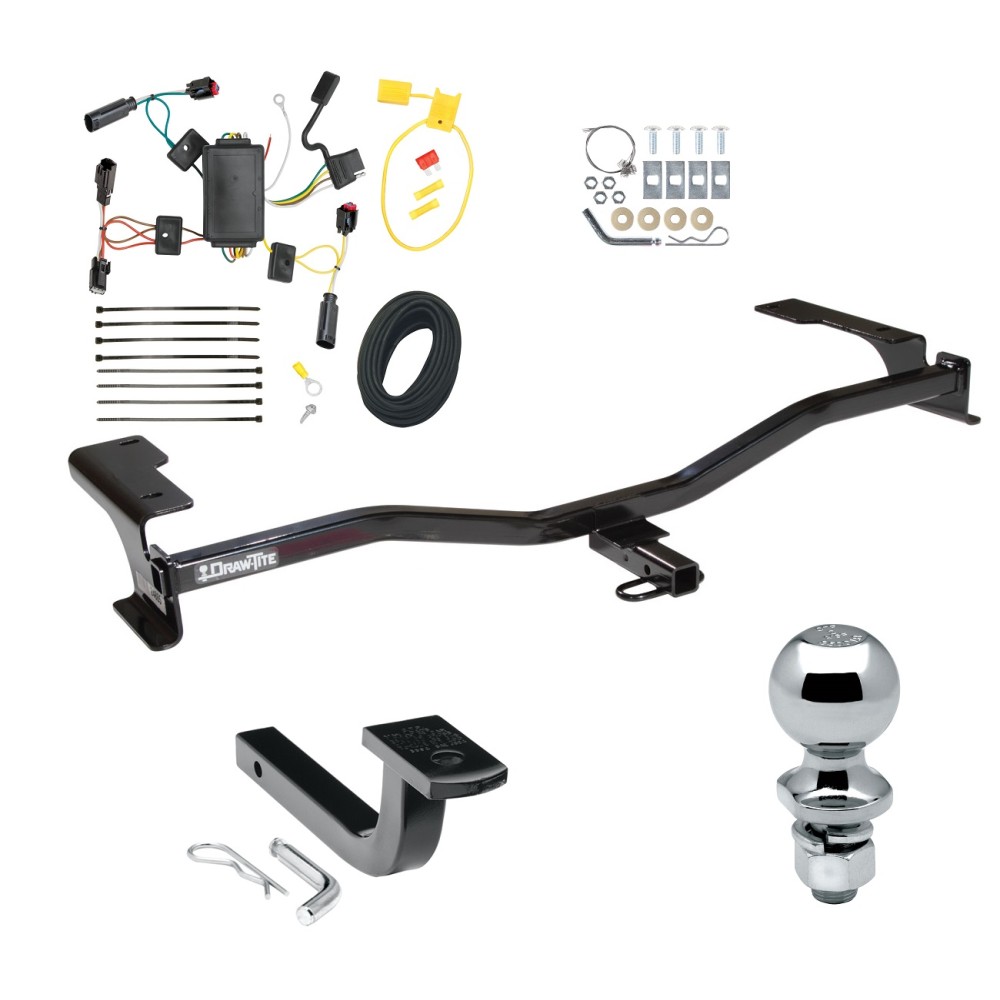 Custom Fit Trailer Hitch Draw-Bar w/ Pin/Clip Wiring Harness (Plug & Play) 2"Chrome Ball Installation Hardware Installation Instructions 248650 118543 63820 Draw-Tite Trailer Tow Hitch 10-12 Lincoln MKZ Complete Package Wiring Draw Bar and 2& Trailer Tow Hitch For 10-12 Lincoln MKZ Complete Package w/ Wiring Draw Bar and 2" Ball