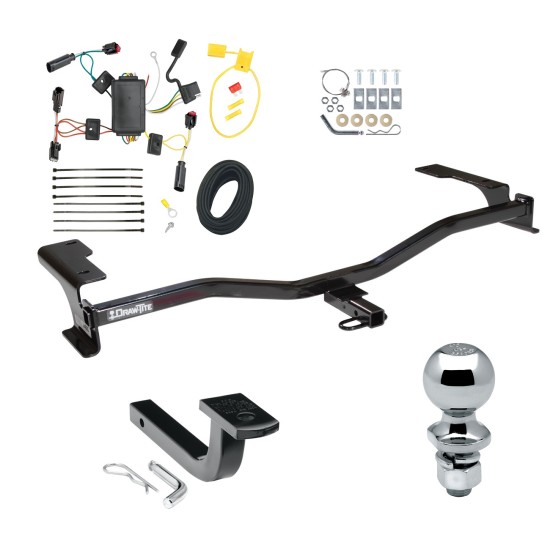 Trailer Tow Hitch For 1012 Lincoln MKZ Complete Package w/ Wiring Draw