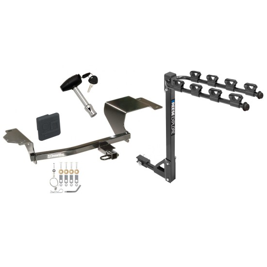 Custom Fit Trailer Hitch3 Bike Carrier Security Lock Pin Rubber Hitch Plug Cover Installation Hardware Installation Instructions 24869 1393100G 580407 2211 Draw-Tite Trailer Tow Hitch 4 Bike Rack 11-14 Mazda 2 tilt away adult or child arms fold down car Trailer Tow Hitch w/ 4 Bike Rack For 11-14 Mazda 2 tilt away adult or child arms fold down carrier w/ Lock and Cover