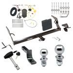 Custom Fit Trailer Hitch Draw-Bar w/ Pin/Clip Wiring Harness (Plug & Play) 1-7/8" and 2" Chrome Ball Security Lock Pin Rubber Hitch Plug Cover Installation Hardware Installation Instructions 248700 118482 63820 63810 580407 2211 Draw-Tite T Trailer Tow Hitch For 11-12 Toyota Avalon Deluxe Package Wiring 2" and 1-7/8" Ball and Lock