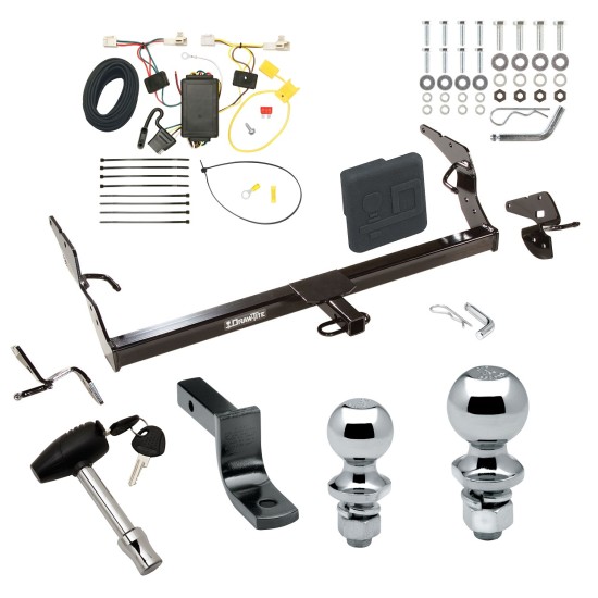 Custom Fit Trailer Hitch Draw-Bar w/ Pin/Clip Wiring Harness (Plug & Play) 1-7/8" and 2" Chrome Ball Security Lock Pin Rubber Hitch Plug Cover Installation Hardware Installation Instructions 248700 118482 63820 63810 580407 2211 Draw-Tite T Trailer Tow Hitch For 11-12 Toyota Avalon Deluxe Package Wiring 2" and 1-7/8" Ball and Lock