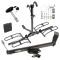 Custom Fit Trailer Hitch2 Bike Carrier Rail Rack Security Lock Pin Rubber Hitch Plug Cover Installation Hardware Installation Instructions 24871 63134 580407 2211 Draw-Tite Trailer Tow Hitch 07-14 Chrysler Sebring 200 Dodge Avenger Platform Style 2 Bike Trailer Tow Hitch For 07-14 Chrysler Sebring 200 Dodge Avenger Platform Style 2 Bike Rack w/ Hitch Lock and Cover