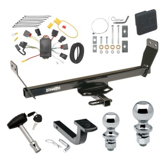 Custom Fit Trailer Hitch Draw-Bar w/ Pin/Clip Wiring Harness (Plug & Play) 1-7/8" and 2" Chrome Ball Security Lock Pin Rubber Hitch Plug Cover Installation Hardware Installation Instructions 248710 118444 63820 63810 580407 2211 Draw-Tite T Trailer Tow Hitch For 07-10 Chrysler Sebring Deluxe Package Wiring 2" and 1-7/8" Ball and Lock