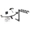 Custom Fit Trailer Hitch4 Bike Carrier Security Lock Pin Rubber Hitch Plug Cover Installation Hardware Installation Instructions 24872 1393100G 580407 2211 Draw-Tite Trailer Tow Hitch 4 Bike Rack 12-18 Focus tilt away adult or child arms fold down carri Trailer Tow Hitch w/ 4 Bike Rack For 12-18 Ford Focus tilt away adult or child arms fold down carrier w/ Lock and Cover