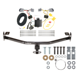 Trailer Tow Hitch For 12-18 Ford Focus Sedan Trailer Hitch Tow Receiver w/ Wiring Harness Kit Trailer Tow Hitch For 12-18 Ford Focus Sedan Trailer Hitch Tow Receiver w/ Wiring Harness Kit
