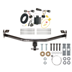 Trailer Tow Hitch For 15-18 Ford Focus Hatchback Trailer Hitch Tow Receiver w/ Wiring Harness Kit Trailer Tow Hitch For 15-18 Ford Focus Hatchback Trailer Hitch Tow Receiver w/ Wiring Harness Kit
