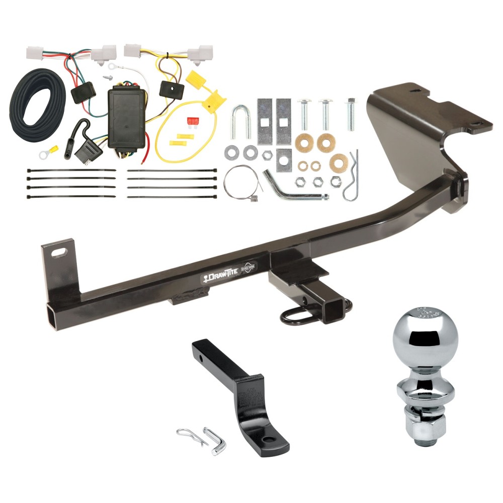 Custom Fit Trailer Hitch Draw-Bar w/ Pin/Clip Wiring Harness (Plug & Play) 2"Chrome Ball Installation Hardware Installation Instructions 248740 118520 63820 Draw-Tite Trailer Tow Hitch 12-17 Mazda 5 Complete Package Wiring Draw Bar and 2" B Trailer Tow Hitch For 12-17 Mazda 5 Complete Package w/ Wiring Draw Bar and 2" Ball