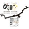 Trailer Tow Hitch For 12-17 KIA Rio Sedan w/ Wiring Harness Kit Trailer Tow Hitch For 12-17 KIA Rio Sedan w/ Wiring Harness Kit