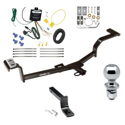 Trailer Tow Hitch For 12-17 Hyundai Accent 5 Dr. Hatchback 4 Dr. Sedan Complete Package w/ Wiring Draw Bar and 2" Ball