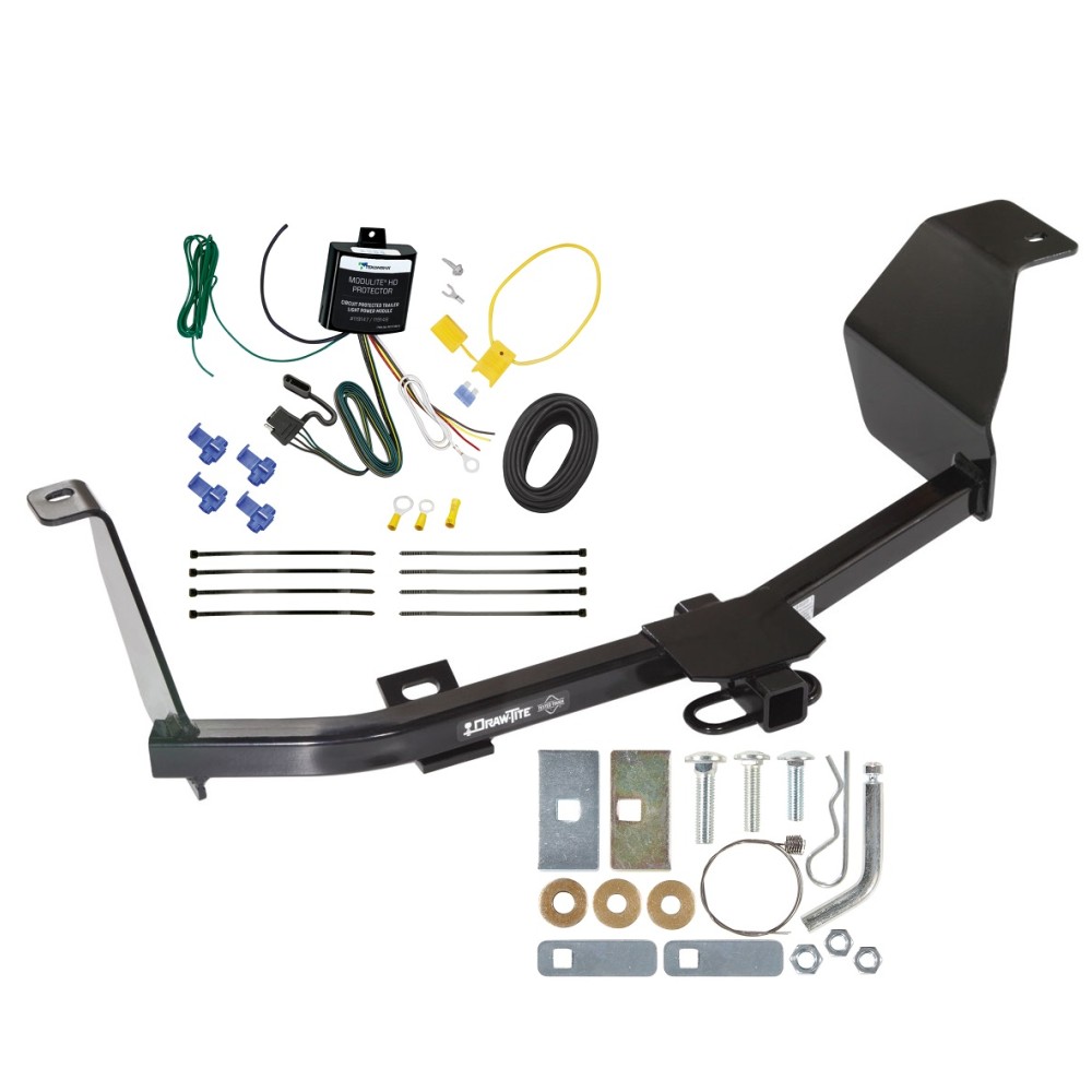 Trailer Tow Hitch For 1221 Nissan Versa w/ Wiring Harness