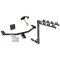 Custom Fit Trailer Hitch4 Bike Carrier Security Lock Pin Rubber Hitch Plug Cover Installation Hardware Installation Instructions 24896 1393100G 580407 2211 Draw-Tite Trailer Tow Hitch 4 Bike Rack 13-18 C-MAX tilt away adult or child arms fold down carri Trailer Tow Hitch w/ 4 Bike Rack For 13-18 Ford C-MAX tilt away adult or child arms fold down carrier w/ Lock and Cover