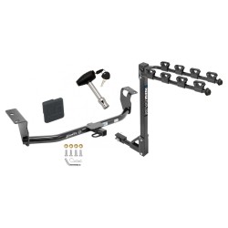 Trailer Tow Hitch w/ 4 Bike Rack For 03-19 Toyota Corolla tilt away adult or child arms fold down carrier w/ Lock and Cover Trailer Tow Hitch w/ 4 Bike Rack For 03-19 Toyota Corolla tilt away adult or child arms fold down carrier w/ Lock and Cover