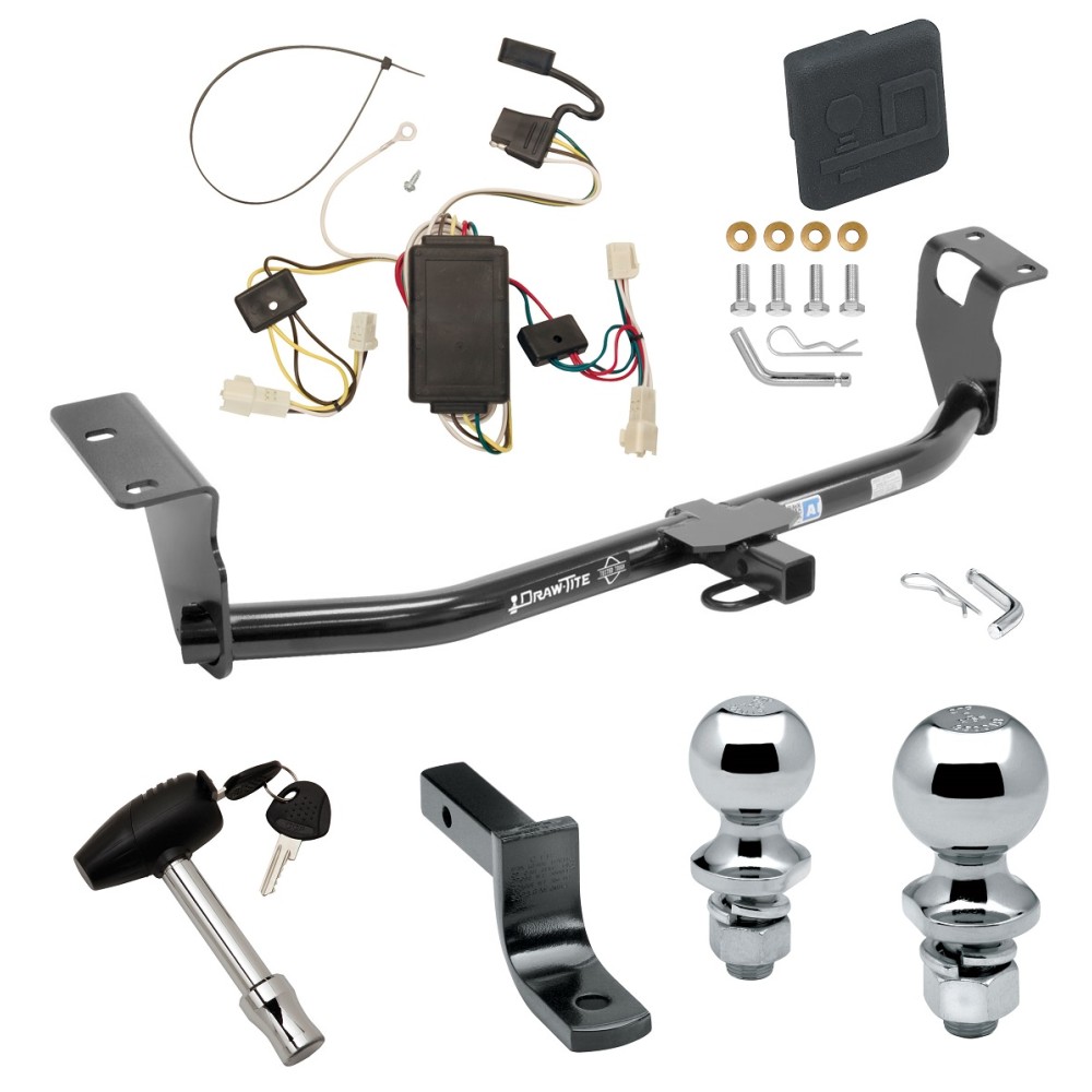 thumbnail image 2 of 1.25'' Receiver Trailer Hitch For 2003-2019 Toyota Corolla – Heavy Duty Steel, Black 2 of 5