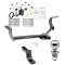 Trailer Tow Hitch For 15-20 Honda Fit Complete Package w/ Wiring Draw Bar and 2" Ball