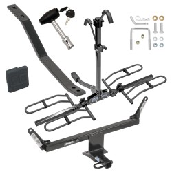 Trailer Tow Hitch For 13-20 Cadillac ATS Except ATS-V Platform Style 2 Bike Rack w/ Hitch Lock and Cover