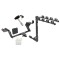 Custom Fit Trailer Hitch4 Bike Carrier Security Lock Pin Rubber Hitch Plug Cover Installation Hardware Installation Instructions 24928 1393100G 580407 2211 Draw-Tite Trailer Tow Hitch 4 Bike Rack 15-23 Mustang tilt away adult or child arms fold down car Trailer Tow Hitch w/ 4 Bike Rack For 15-23 Ford Mustang tilt away adult or child arms fold down carrier w/ Lock and Cover