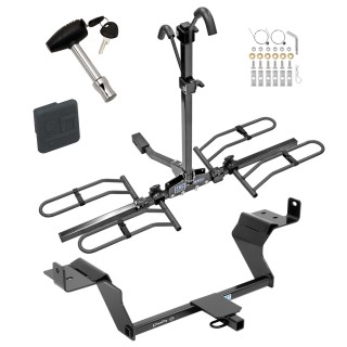 Custom Fit Trailer Hitch2 Bike Carrier Rail Rack Security Lock Pin Rubber Hitch Plug Cover Installation Hardware Installation Instructions 24928 63134 580407 2211 Draw-Tite Trailer Tow Hitch 15-23 Mustang Platform Style 2 Bike Rack Hitch Lock and Cover 1 Trailer Tow Hitch For 15-23 Ford Mustang Platform Style 2 Bike Rack w/ Hitch Lock and Cover
