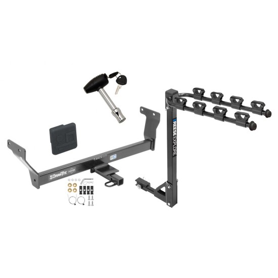 Custom Fit Trailer Hitch4 Bike Carrier Security Lock Pin Rubber Hitch Plug Cover Installation Hardware Installation Instructions 24931 1393100G 580407 2211 Draw-Tite Trailer Tow Hitch 4 Bike Rack 14-22 Infiniti Q50 tilt away adult or child arms fold dow Trailer Tow Hitch w/ 4 Bike Rack For 14-24 Infiniti Q50 tilt away adult or child arms fold down carrier w/ Lock and Cover