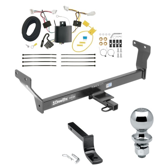 Custom Fit Trailer Hitch Draw-Bar w/ Pin/Clip Wiring Harness (Plug & Play) 2"Chrome Ball Installation Hardware Installation Instructions 249310 118672 63820 Draw-Tite Trailer Tow Hitch 14-22 Infiniti Q50 Complete Package Wiring Draw Bar and 2&am Trailer Tow Hitch For 14-24 Infiniti Q50 Complete Package w/ Wiring Draw Bar and 2" Ball