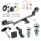 Custom Fit Trailer Hitch Draw-Bar w/ Pin/Clip Wiring Harness (Plug & Play)1-7/8" and 2" Chrome Ball Security Lock Pin Rubber Hitch Plug Cover Installation Hardware Installation Instructions 249330 118718 63820 63810 580407 2211 Draw-Tite Tr Trailer Tow Hitch For 16-21 Mazda CX-3 Deluxe Package Wiring 2" and 1-7/8" Ball and Lock