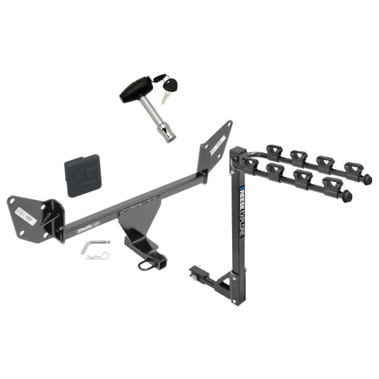 Custom Fit Trailer Hitch4 Bike Carrier Security Lock Pin Rubber Hitch Plug Cover Installation Hardware Installation Instructions 24938 1393100G 580407 2211 Draw-Tite Trailer Tow Hitch 4 Bike Rack 16-23 Chevy Camaro tilt away adult or child arms fold dow Trailer Tow Hitch w/ 4 Bike Rack For 16-24 Chevy Camaro tilt away adult or child arms fold down carrier w/ Lock and Cover