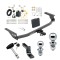 Custom Fit Trailer Hitch Draw-Bar w/ Pin/Clip Wiring Harness (Plug & Play)1-7/8" and 2" Chrome Ball Security Lock Pin Rubber Hitch Plug Cover Installation Hardware Installation Instructions 249390 118692 63820 63810 580407 2211 Draw-Tite Tr Trailer Tow Hitch For 17-20 Hyundai Elantra 4 Dr. Except Limited and Sport Deluxe Package Wiring 2" and 1-7/8" Ball and Lock
